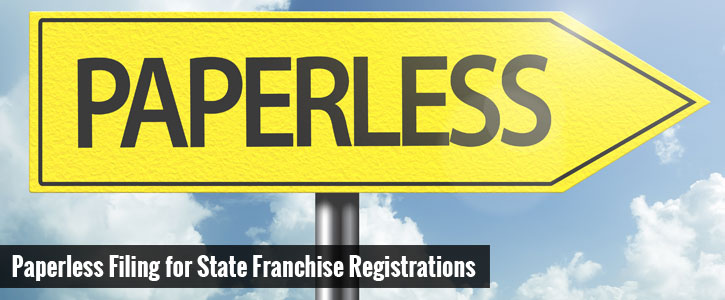 Paperless Filing for State Franchise Registrations